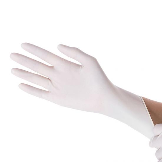 Ivory-L Latex Disposable Gloves Powder Free Exam Gardening Cooking Cleaning 100PCS DN1002 