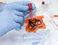 Specimen Packaging for Transport:Biohazard Specimen Bags