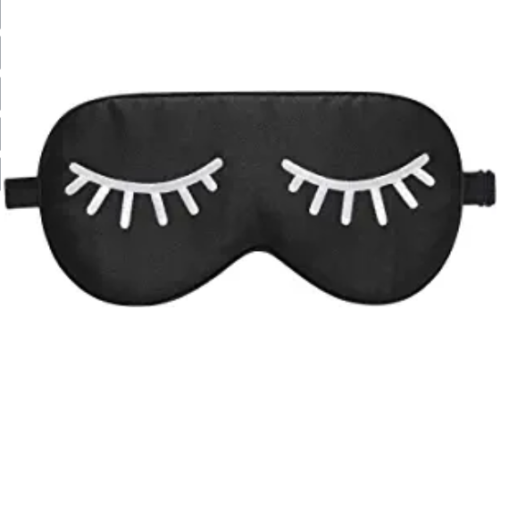100% Natural Silk Sleep Mask Blindfold,Adjustable Super-Smooth Soft Eye Mask for Sleep with Bag